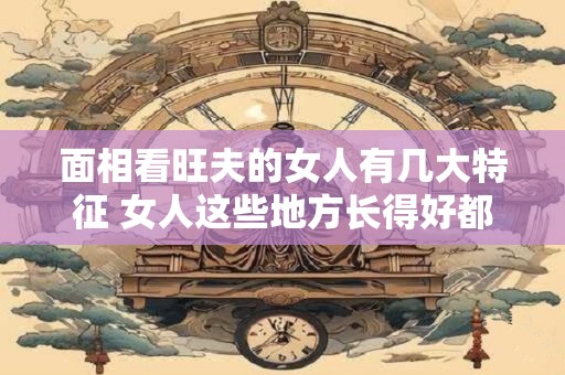 面相看旺夫的女人有几大特征 女人这些地方长得好都是旺夫相