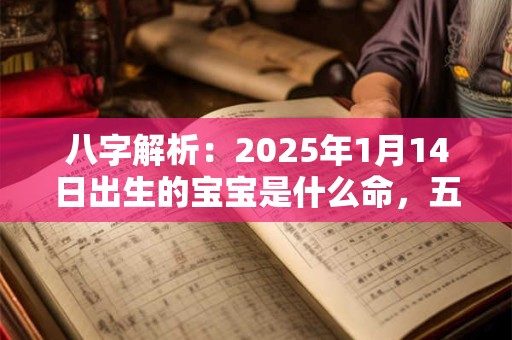 八字解析：2025年1月14日出生的宝宝是什么命，五行缺什么
