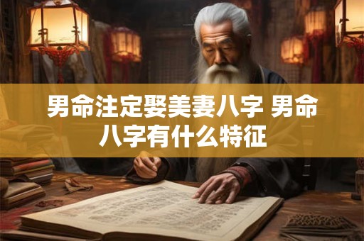 男命注定娶美妻八字 男命八字有什么特征