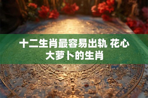 十二生肖最容易出轨 花心大萝卜的生肖 十二生肖最容易出轨 花心大萝卜的生肖