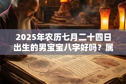 2025年农历七月二十四日出生的男宝宝八字好吗？属牛男孩取名大全