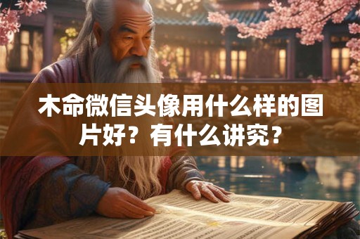 木命微信头像用什么样的图片好？有什么讲究？