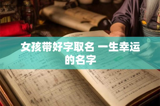 女孩带好字取名 一生幸运的名字