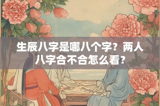 生辰八字是哪八个字?两人八字合不合怎么看? 生辰八字是哪八个字?两人八字合不合怎么看?