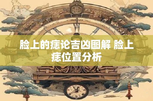 脸上的痣论吉凶图解 脸上痣位置分析