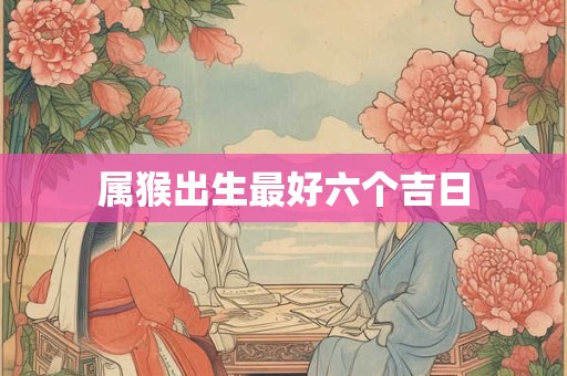 属猴出生最好六个吉日