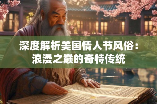 深度解析美国情人节风俗：浪漫之巅的奇特传统