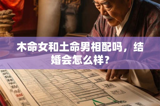 木命女和土命男相配吗,结婚会怎么样? 木命女和土命男相配吗,结婚会怎么样?