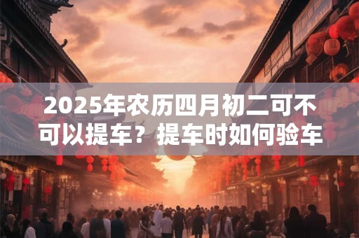 2025年农历四月初二可不可以提车？提车时如何验车？