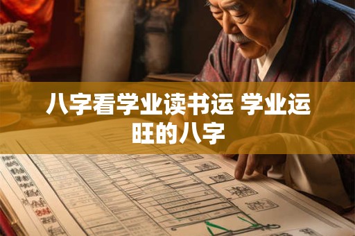 八字看学业读书运 学业运旺的八字