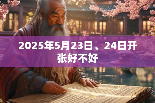 2025年5月23日、24日开张好不好