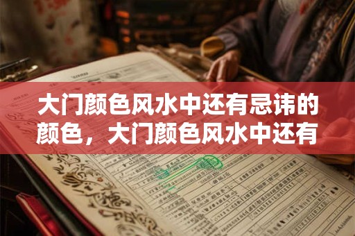 大门颜色风水中还有忌讳的颜色，大门颜色风水中还有忌讳