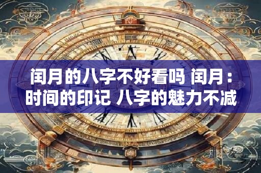 闰月的八字不好看吗 闰月：时间的印记 八字的魅力不减