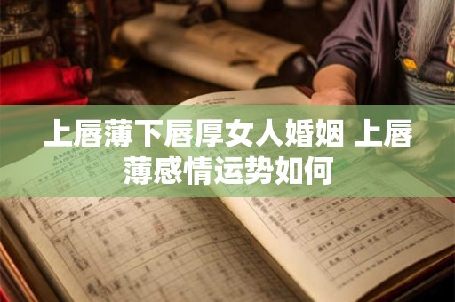 上唇薄下唇厚女人婚姻 上唇薄感情运势如何
