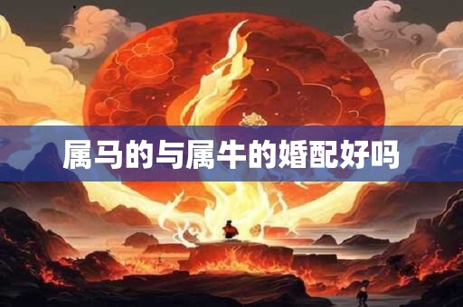 属马的与属牛的婚配好吗