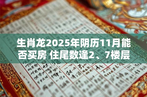 生肖龙2025年阴历11月能否买房 住尾数逢2、7楼层吉利