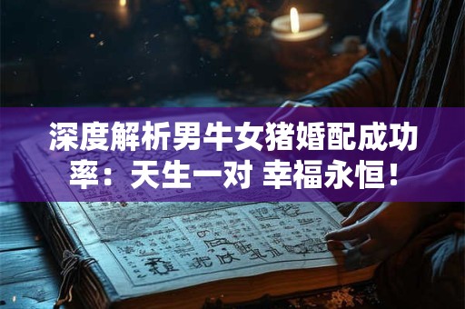 深度解析男牛女猪婚配成功率：天生一对 幸福永恒！