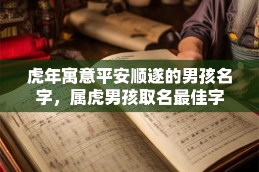 虎年寓意平安顺遂的男孩名字，属虎男孩取名最佳字
