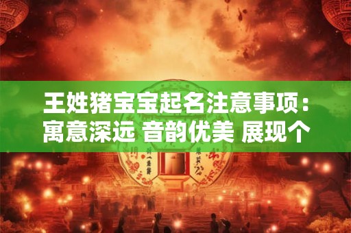 王姓猪宝宝起名注意事项：寓意深远 音韵优美 展现个性