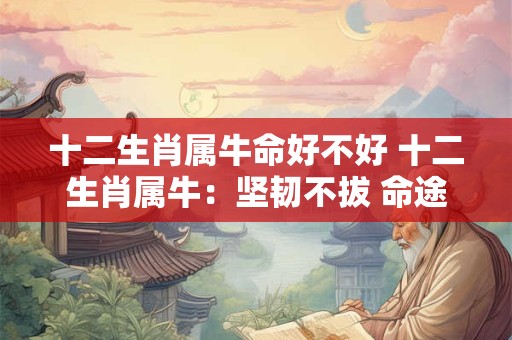 十二生肖属牛命好不好 十二生肖属牛：坚韧不拔 命途多舛