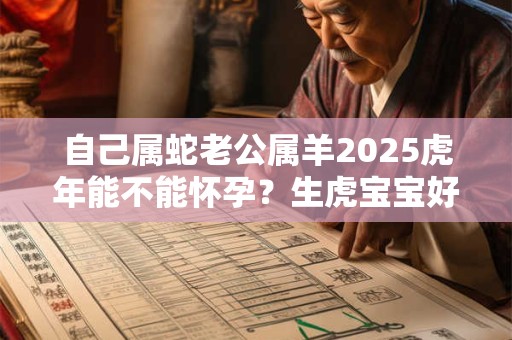 自己属蛇老公属羊2025虎年能不能怀孕？生虎宝宝好不