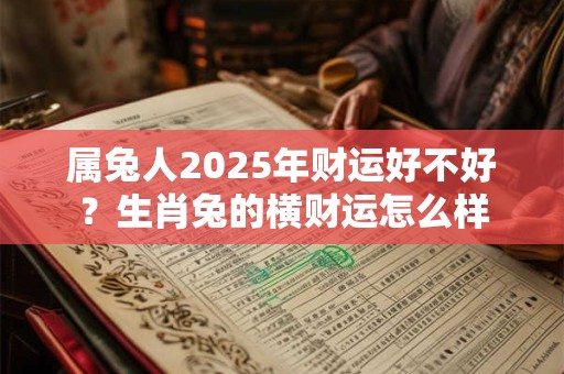 属兔人2025年财运好不好？生肖兔的横财运怎么样