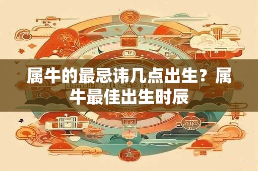属牛的最忌讳几点出生？属牛最佳出生时辰