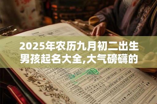 2025年农历九月初二出生男孩起名大全,大气磅礴的名字