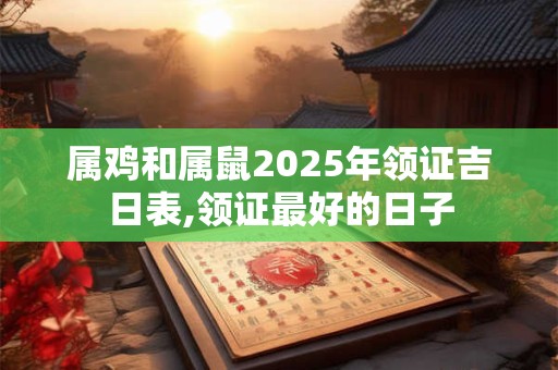 属鸡和属鼠2026年领证吉日表,领证最好的日子 属鸡和属鼠2026年领证吉日表,领证最好的日子