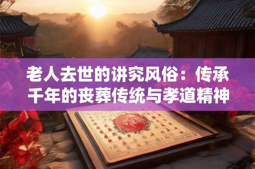 老人去世的讲究风俗：传承千年的丧葬传统与孝道精神