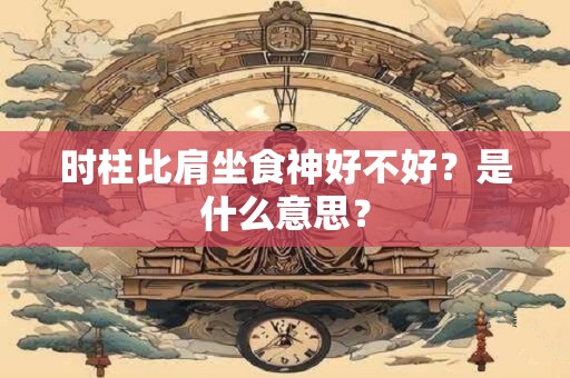 时柱比肩坐食神好不好？是什么意思？