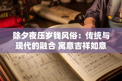 除夕夜压岁钱风俗：传统与现代的融合 寓意吉祥如意
