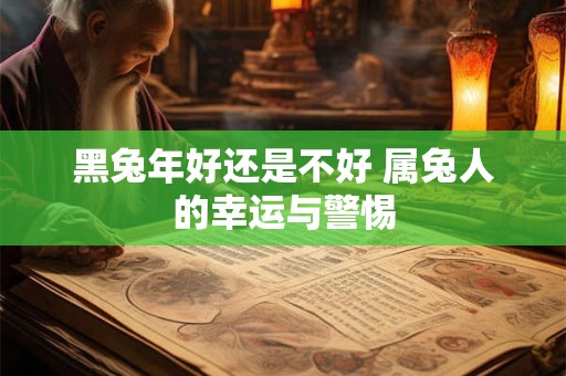 黑兔年好还是不好 属兔人的幸运与警惕