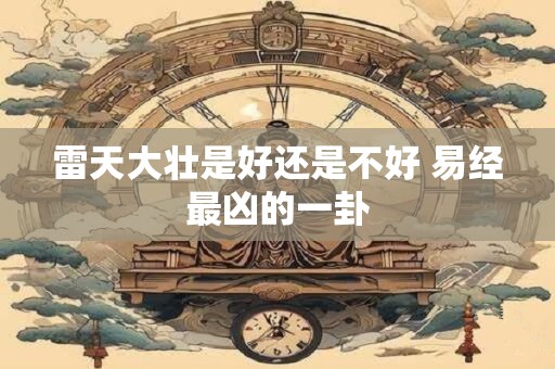 雷天大壮是好还是不好 易经最凶的一卦 雷天大壮是好还是不好 易经最凶的一卦
