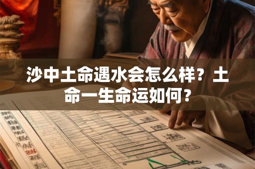 沙中土命遇水会怎么样？土命一生命运如何？