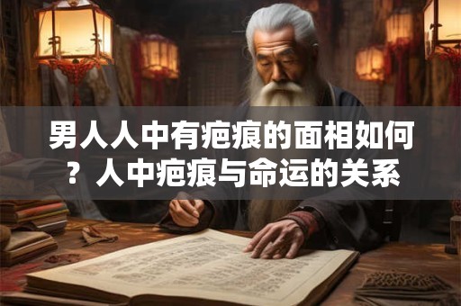 男人人中有疤痕的面相如何？人中疤痕与命运的关系