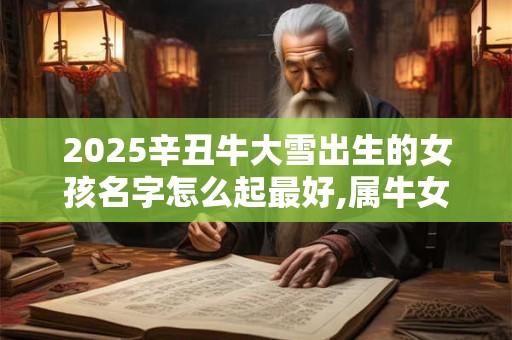 2026辛丑牛大雪出生的女孩名字怎么起最好,属牛女宝宝名字精选
