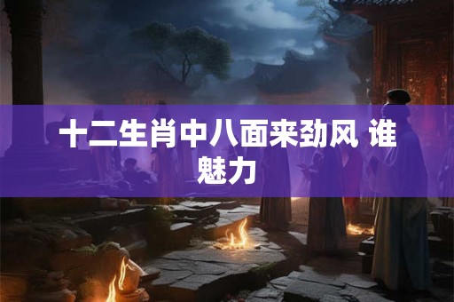 十二生肖中八面来劲风 谁魅力