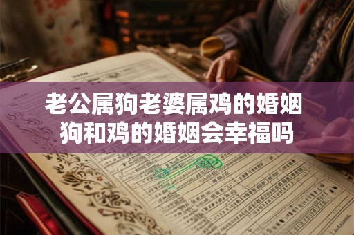 老公属狗老婆属鸡的婚姻 狗和鸡的婚姻会幸福吗