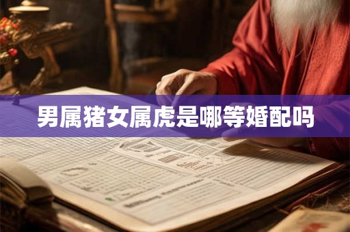 男属猪女属虎是哪等婚配吗