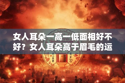 女人耳朵一高一低面相好不好？女人耳朵高于眉毛的运势
