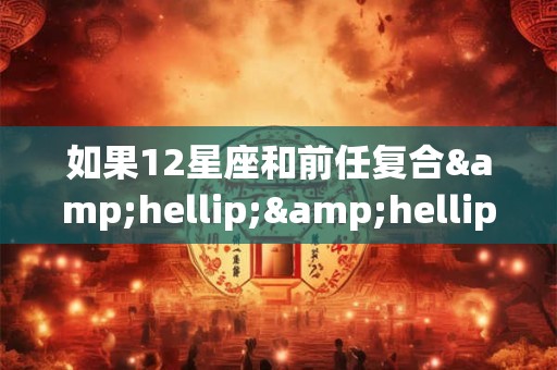 如果12星座和前任复合&hellip;&hellip;