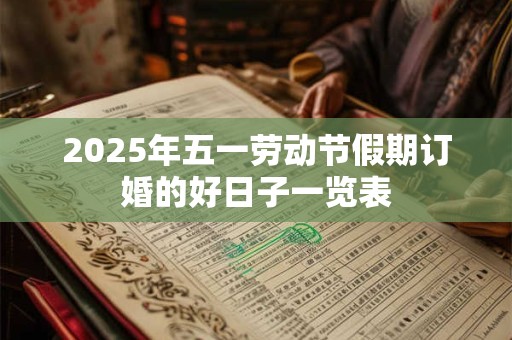 2025年五一劳动节假期订婚的好日子一览表
