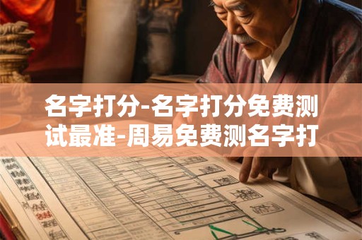 名字打分-名字打分免费测试最准-周易免费测名字打分