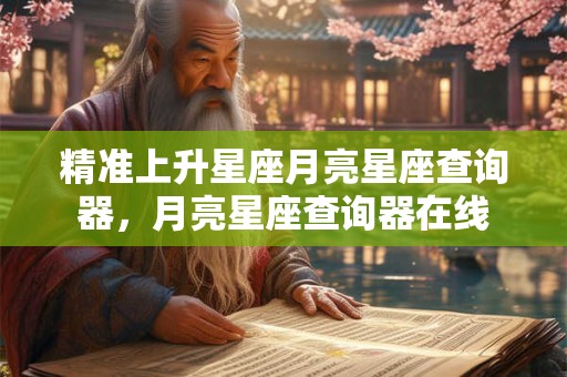 精准上升星座月亮星座查询器，月亮星座查询器在线