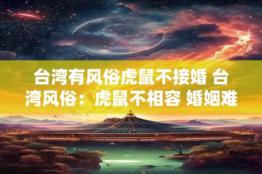 台湾有风俗虎鼠不接婚 台湾风俗：虎鼠不相容 婚姻难成