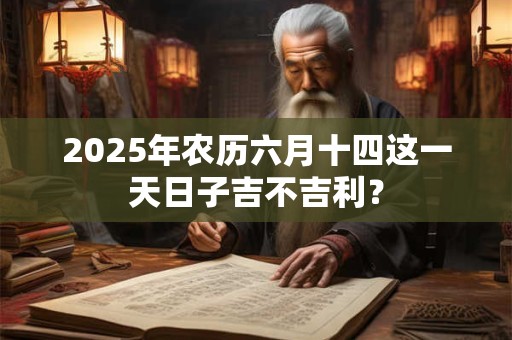 2025年农历六月十四这一天日子吉不吉利？