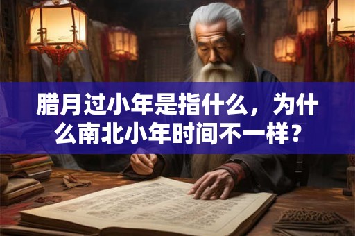 腊月过小年是指什么,为什么南北小年时间不一样? 腊月过小年是指什么,为什么南北小年时间不一样?