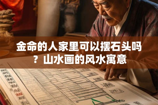 金命的人家里可以摆石头吗？山水画的风水寓意