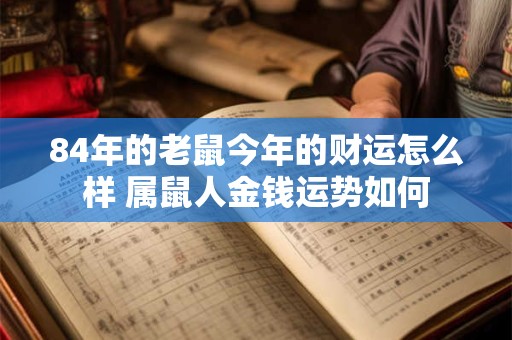 84年的老鼠今年的财运怎么样 属鼠人金钱运势如何